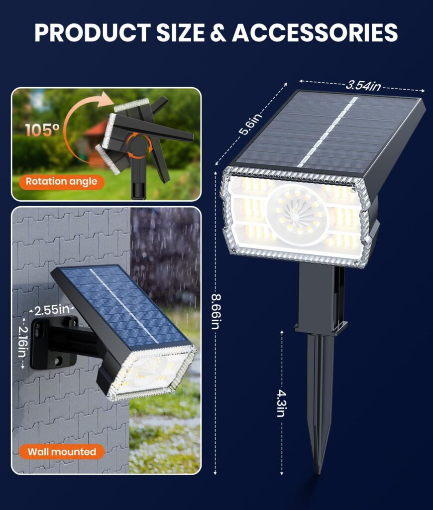 Focos LED de iluminación para jardín