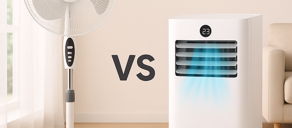 Ventilador vs Aire Acondicionado Portátil: la comparativa definitiva